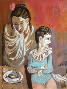 n. Picasso: "Artisten, Mutter mit Kind"