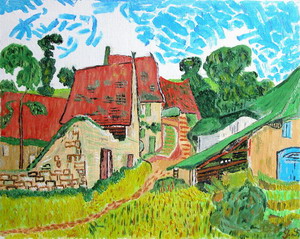 n. van Gogh: "Auvers suir Oise"